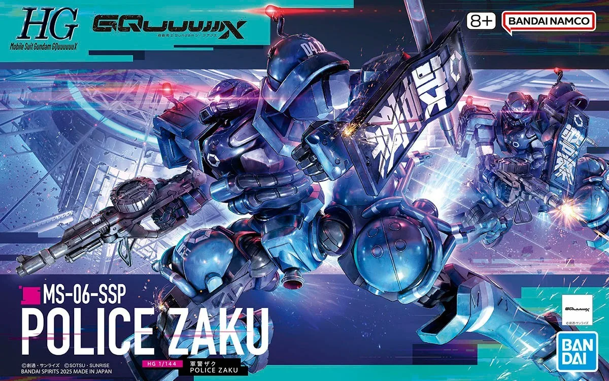 HG 1/144 Police Zaku – Mobile Suit Gundam G-Quax