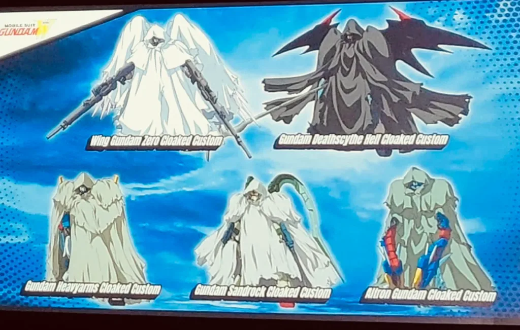 gw30-cloaked-gundam-1024x651 Peringatan 30 Tahun Gundam Wing di SDCC 2025: Era Baru Dimulai