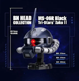 bn-head-collection-black-tristar-zaku_05 MS-06R Black Tri-Stars Zaku II – Koleksi Terbaru dari BN HEAD COLLECTION
