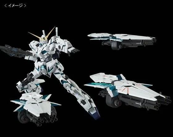 BANML160405 Unicorn Gundam Perfect Grade dengan Psycho Frame Hijau Cemerlang