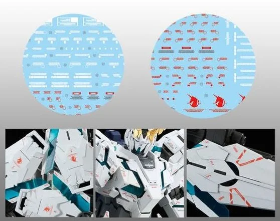 BANML160410 Unicorn Gundam Perfect Grade dengan Psycho Frame Hijau Cemerlang