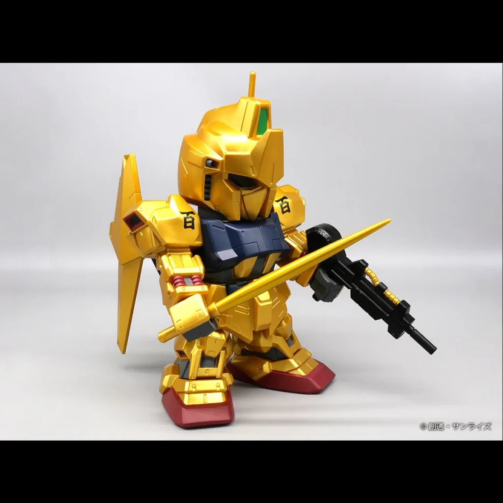soft-vinyl-hyaku-shiki-gold-3-1024x1024 Figur Jumbo Hyaku Shiki Edisi Emas Resmi Dibuka Pre-Order di Premium Bandai