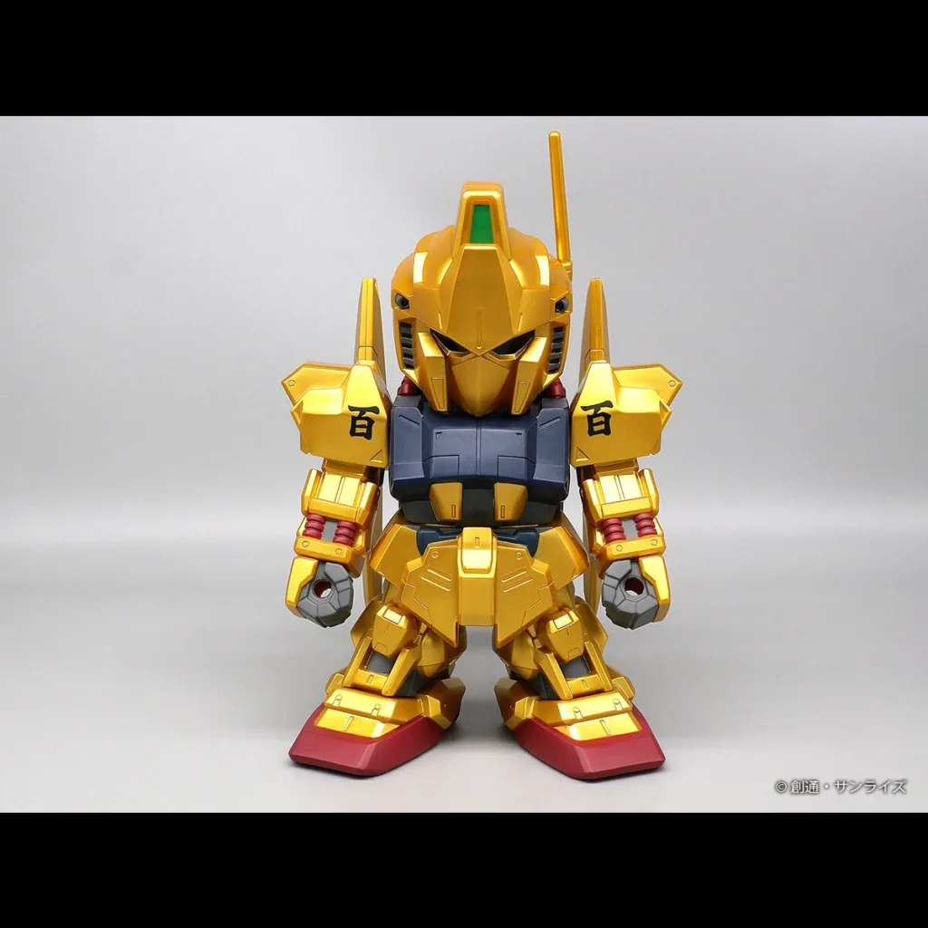 soft-vinyl-hyaku-shiki-gold-6-1024x1024 Figur Jumbo Hyaku Shiki Edisi Emas Resmi Dibuka Pre-Order di Premium Bandai