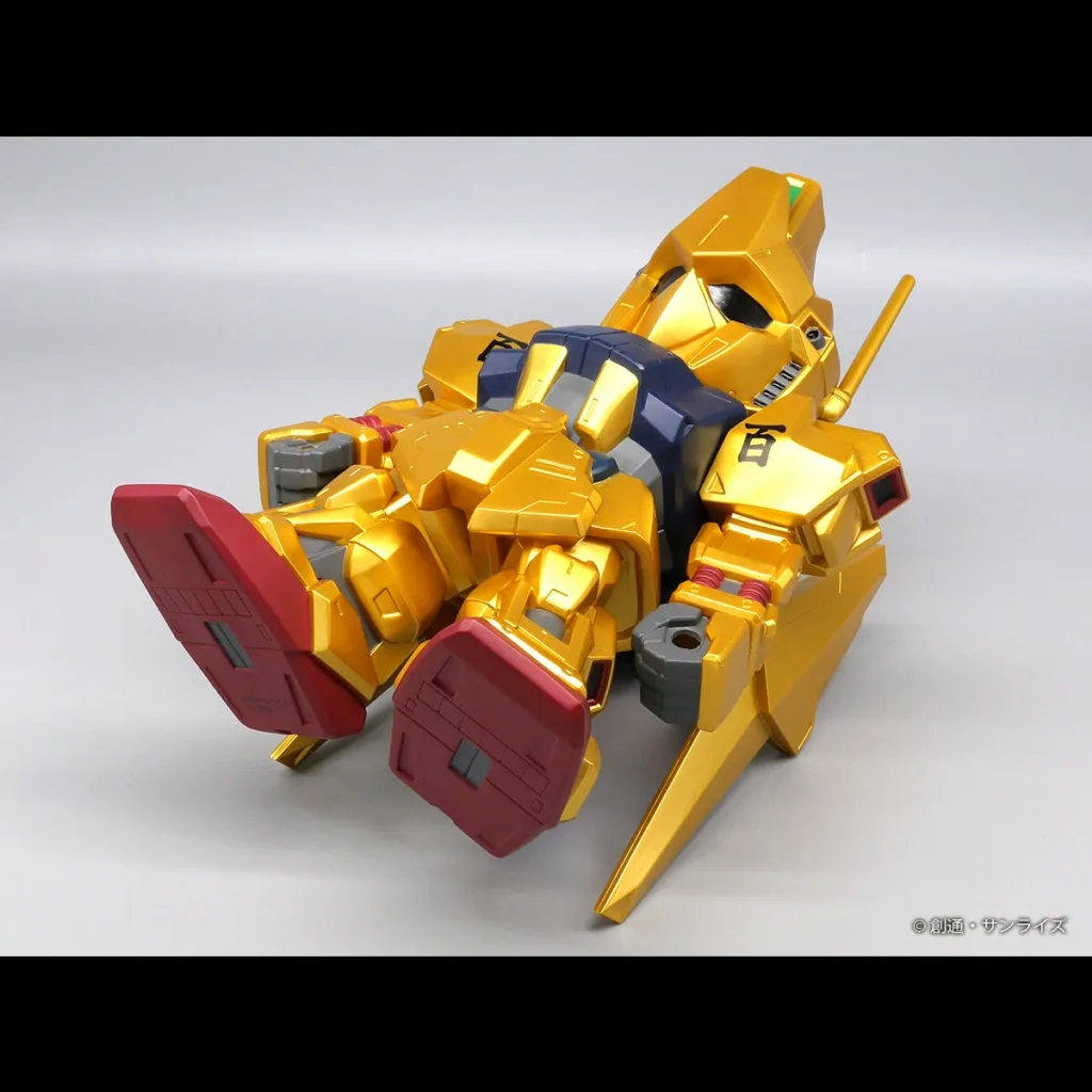 soft-vinyl-hyaku-shiki-gold-7-1024x1024 Figur Jumbo Hyaku Shiki Edisi Emas Resmi Dibuka Pre-Order di Premium Bandai