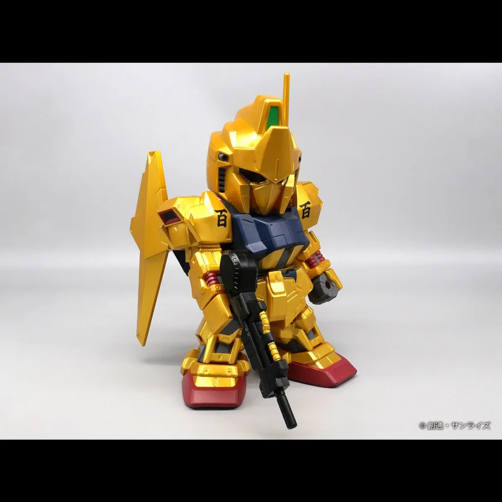 soft-vinyl-hyaku-shiki-gold-8-1024x1024 Figur Jumbo Hyaku Shiki Edisi Emas Resmi Dibuka Pre-Order di Premium Bandai