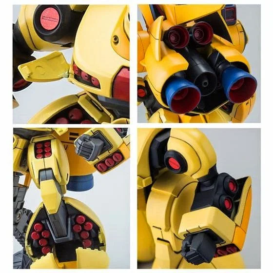 hguc-zssa-yellow-6 HGUC Zssa 1/144: Unit Artileri Neo Zeon Resmi Hadir dengan Desain Baru
