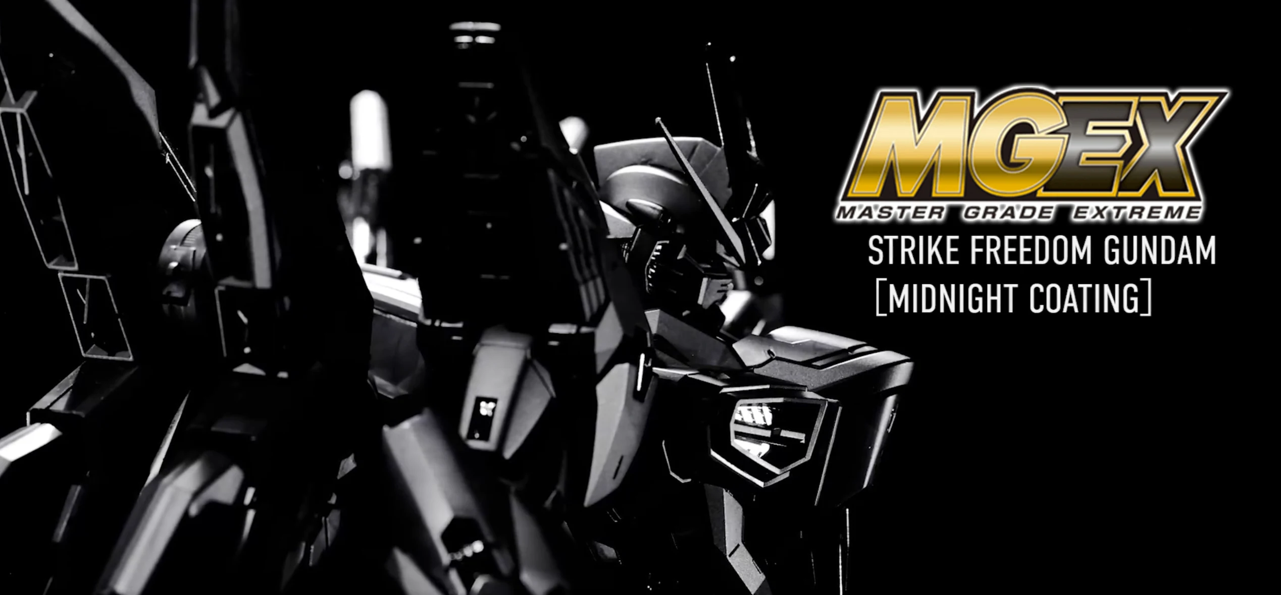 MGEX Strike Freedom Gundam “Midnight Coating”: Keanggunan Hitam dari Bandai China