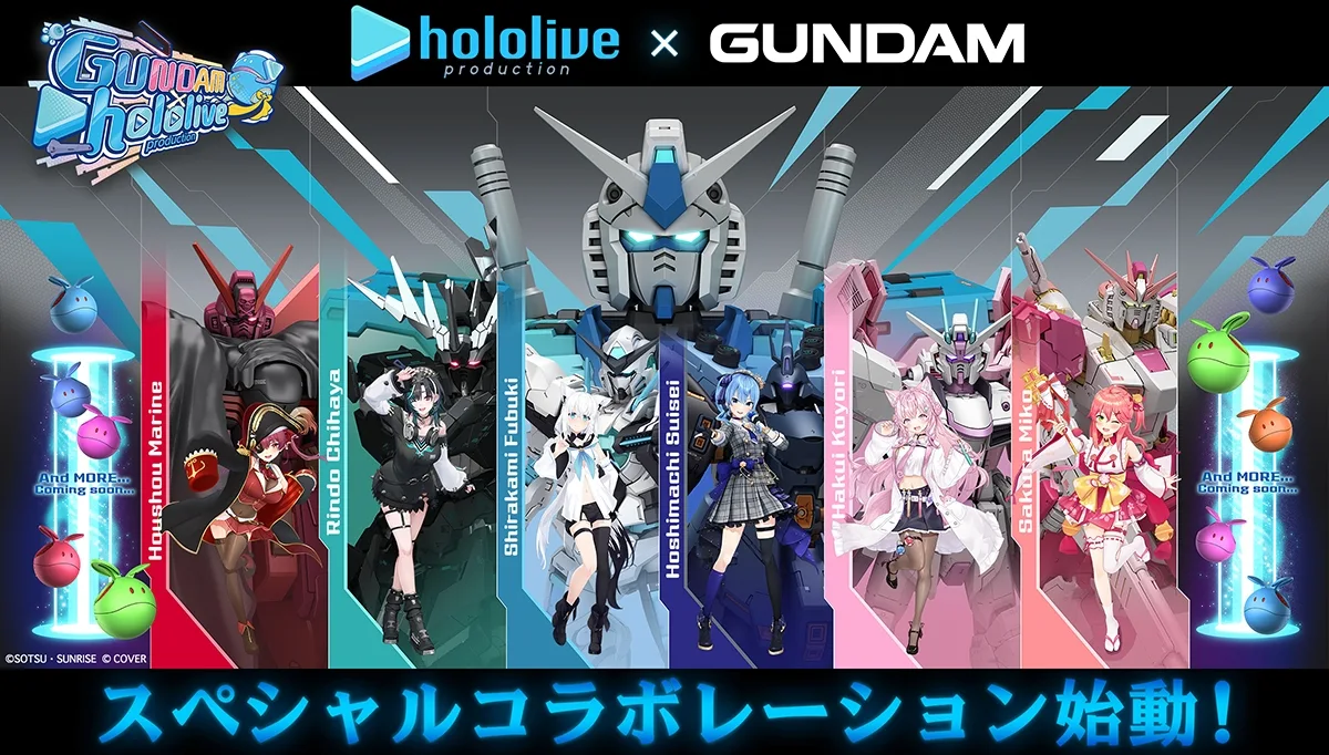 Gundam dan hololive production Umumkan Kolaborasi Besar 2026