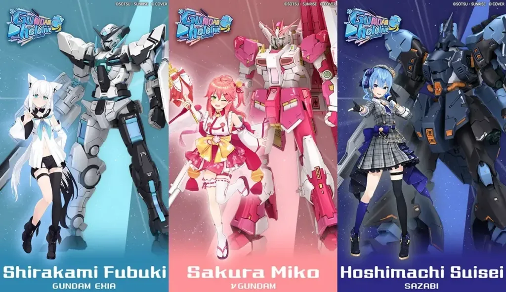 hololive-x-gundam-3-1024x591 Gundam dan hololive production Umumkan Kolaborasi Besar 2026