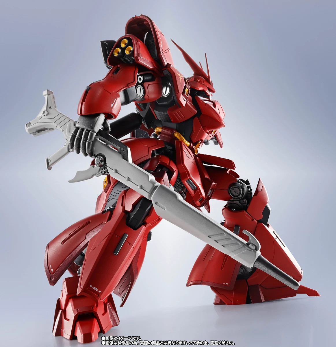 METAL ROBOT Spirits Sazabi: Figur Premium “Komet Merah” yang Ikonik