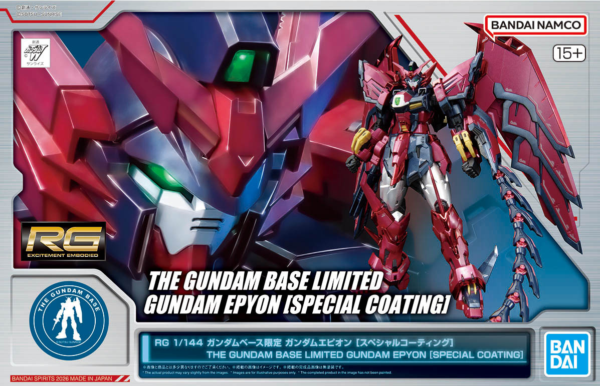 Real Grade Gundam Epyon Special Coating Ver.: Edisi Premium Eksklusif Gundam Base